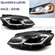 2x Feux avant GOLF 7 Facelift MK2 Quadri-LED pour Phase 2
