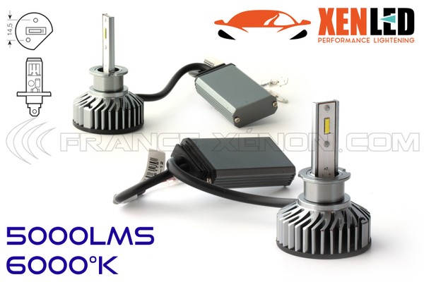 Kit AMPOULES H1 LED Ventilées FF2 - 5000Lms