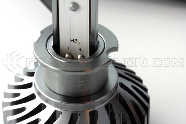 Kit AMPOULES H3 LED Ventilées FF2 - 5000Lms