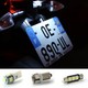 Pacote de lâmpadas LED para matrículas de motociclos para BMW R 1200 R ABS