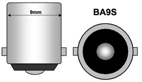 2 x AMPOULES 2 LEDS SMD CANBUS - BA9S