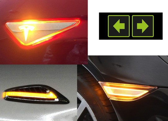Pack Side Turning LED Light for Dacia Dokker