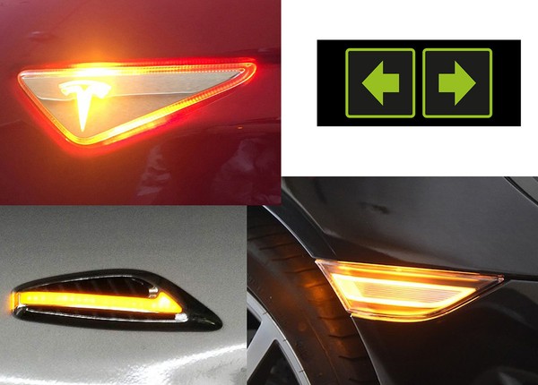 Pack Side Turning LED Light for Jaguar X-TYPE