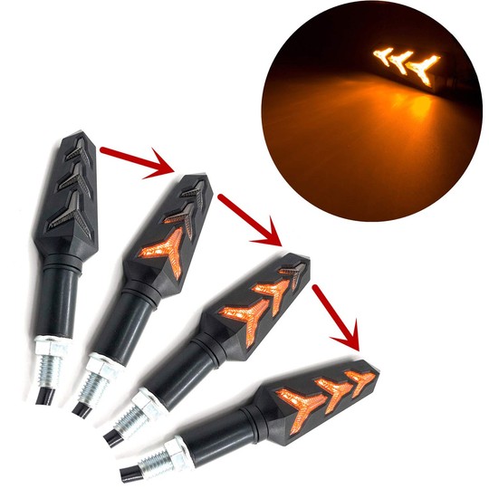 Flashing LED scrolling Moto Triple sequential LBP12LED
