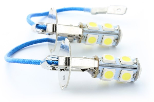 2 x Ampoules H3 LED SMD 9 LED