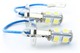 2 x Ampoules H3 LED SMD 9 LED