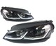 2x Feux avant GOLF 7 Facelift MK2 Full LED pour Phase 2