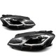 2x Feux avant GOLF 7 Facelift MK2 Quadri-LED pour Phase 2