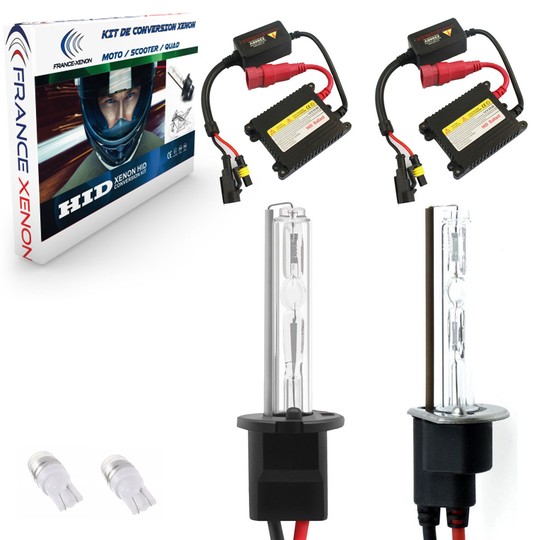 Pack Kit Xenon H1 + H9 für Motorrad oder Roller für Top-Reihe