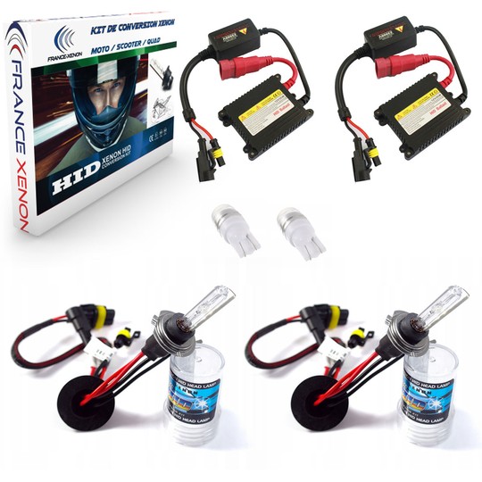 Pack xénon H7 + H7 8000K - moto