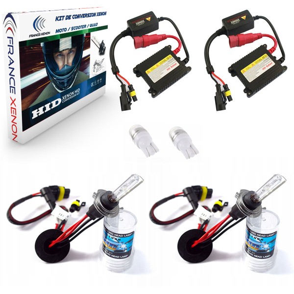 Pack xénon H7 + H7 8000K - moto