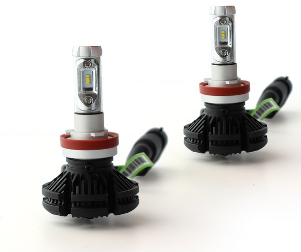 2 x Ampoules H8 LED XT3 50W - 6000Lm - 12V/24V