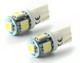 2 x T10 W5W 24V - 5 LEDS SMD BLANCHES