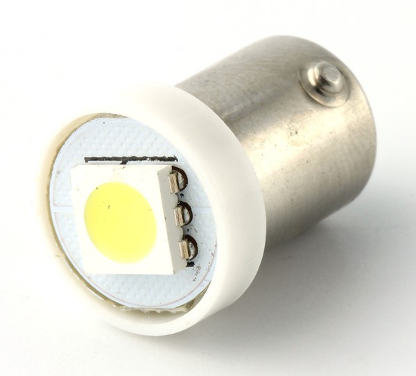 Ampoule Baïonnette BA9S 44 47 6,3V 1SMD Blanc