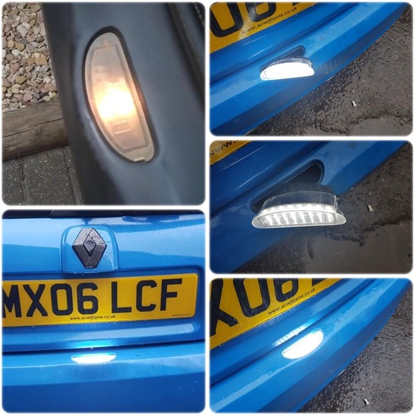 LED License plate RENAULT Clio 2 / Twingo