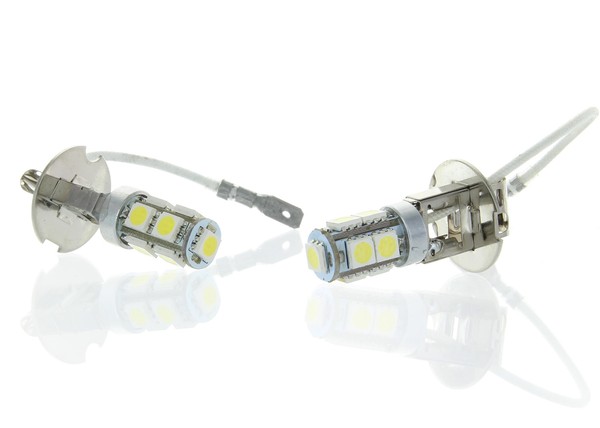 2 x Ampoules H3 24V - LED SMD 9 LED