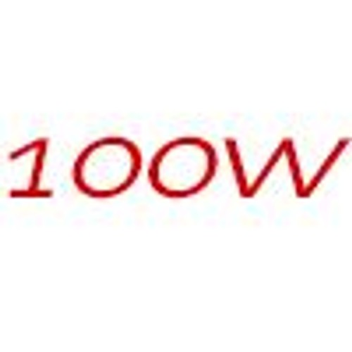 100W