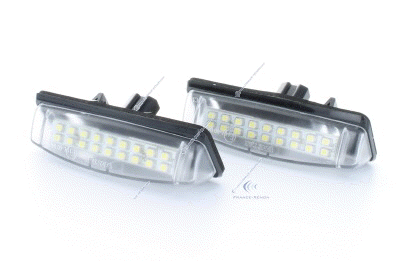 LED plate for Toyota prius