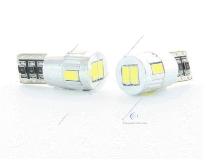 ampoule led W5W 21 LED SG samsung france xenon