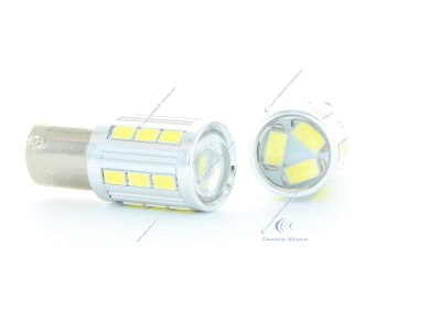 ampoule led P21W 21 LED SG samsung france xenon