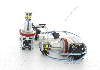 Ampoules H8 40W 80W france xenon BMW serie 1 3 5 et 7