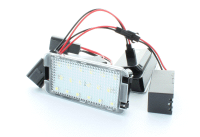 Paires de 2 modules d'éclairage de plaque LED pour Seat ibiza et Leon haute performance