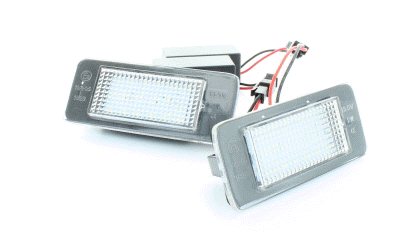 PAires de modules d'éclairage de plaque d'immatriculation LED pour opel Astra J et Zafira C