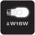 Replaces conventional W16W lamps