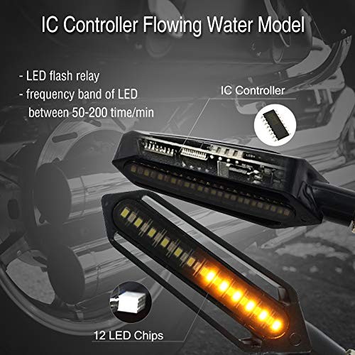 Intermitente LED para moto con luces diurnas