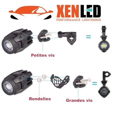 Long-range headlight for high-end motorcycles